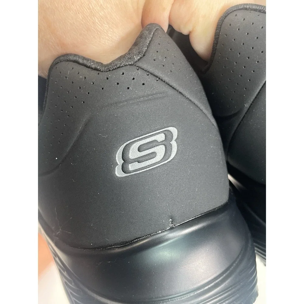 Skechers Womens Work Relaxed Fit‎ UNO SR Slip Resistant Black Shoes Size9 Wide